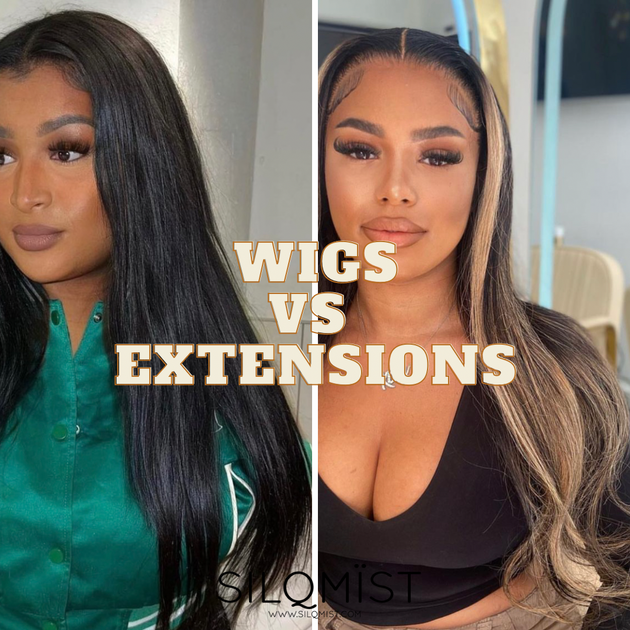 Wig vs. Hair Extensions Which Is Right for You? SILQMÏST