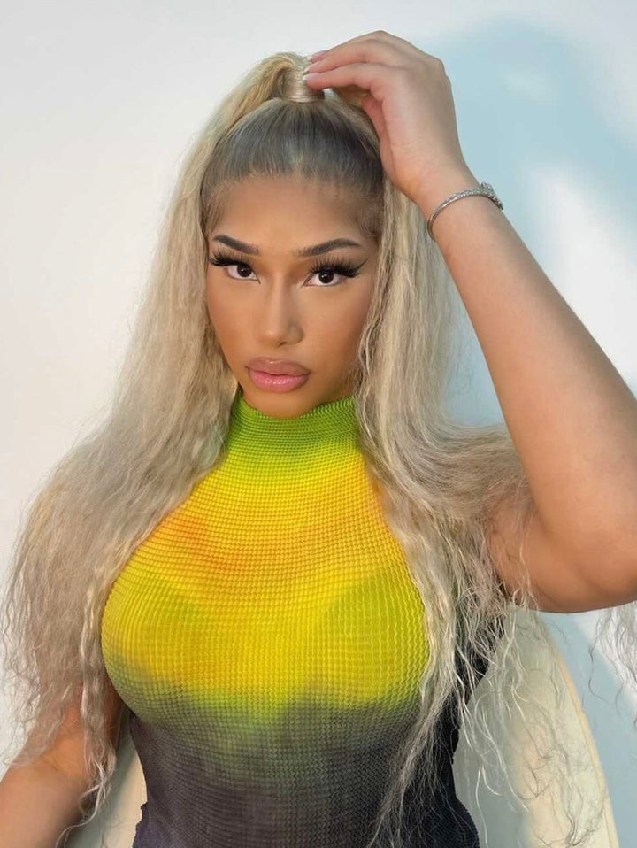 100% Unprocessed 613 Human hair Nicky Frontal Wig