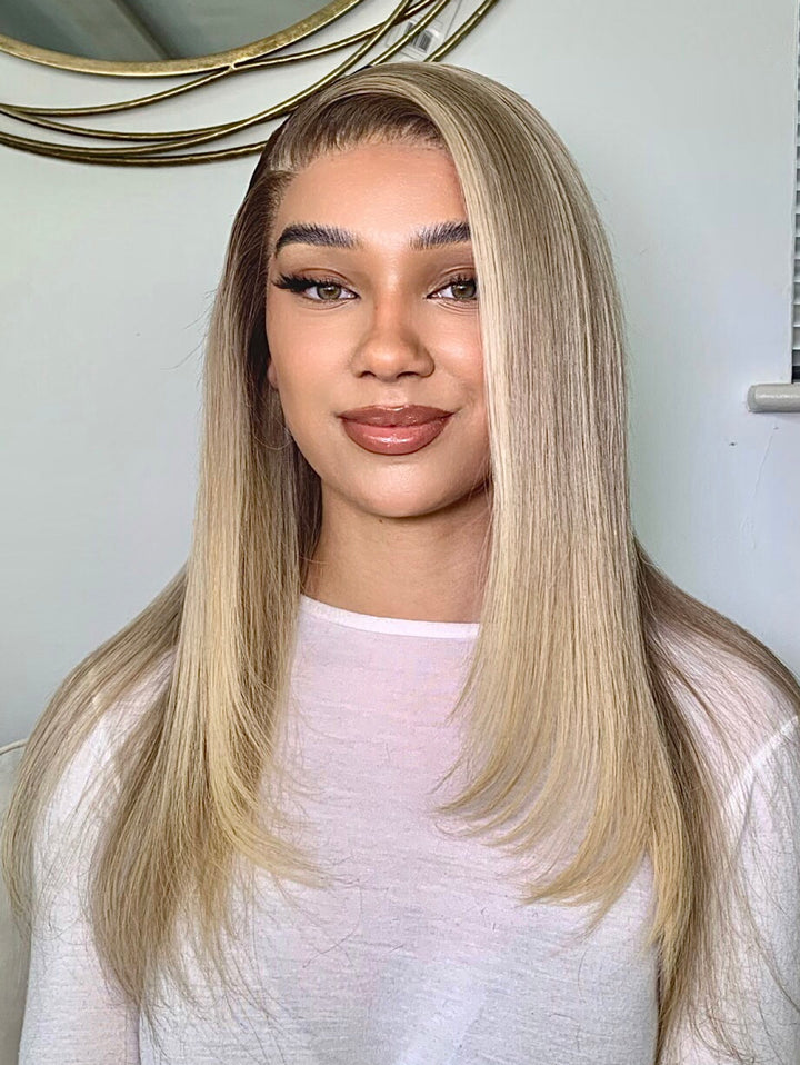 100% Unprocessed 613 Human hair Alyssia Frontal Wig