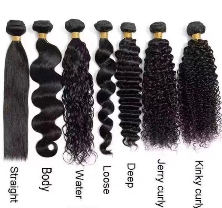 Raw Human Hair Kinky curly wave Bundles