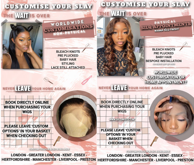 Ready to ship: Dee Dee Frontal Wig (Customised/Virgin HD Lace)