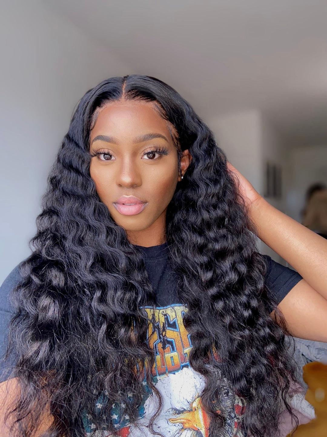 100% Unprocessed Human hair Bella Loose Wave Frontal Wig