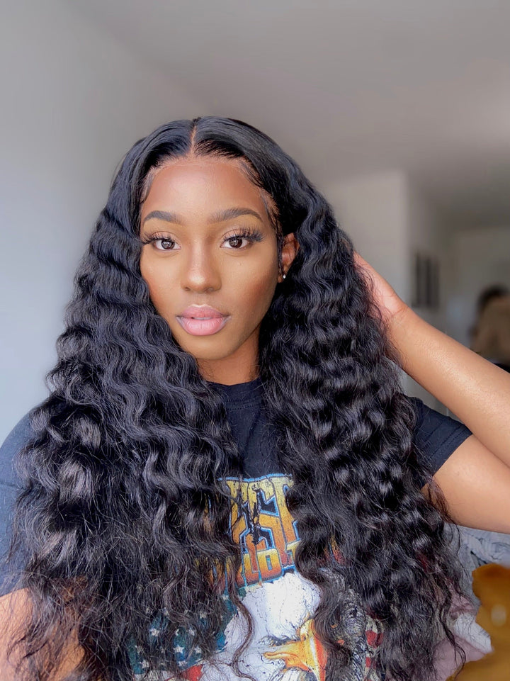 100% Unprocessed Human hair Bella Loose Wave Frontal Wig