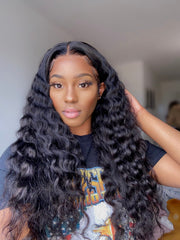 100% Unprocessed Human hair Bella Loose Wave Frontal Wig