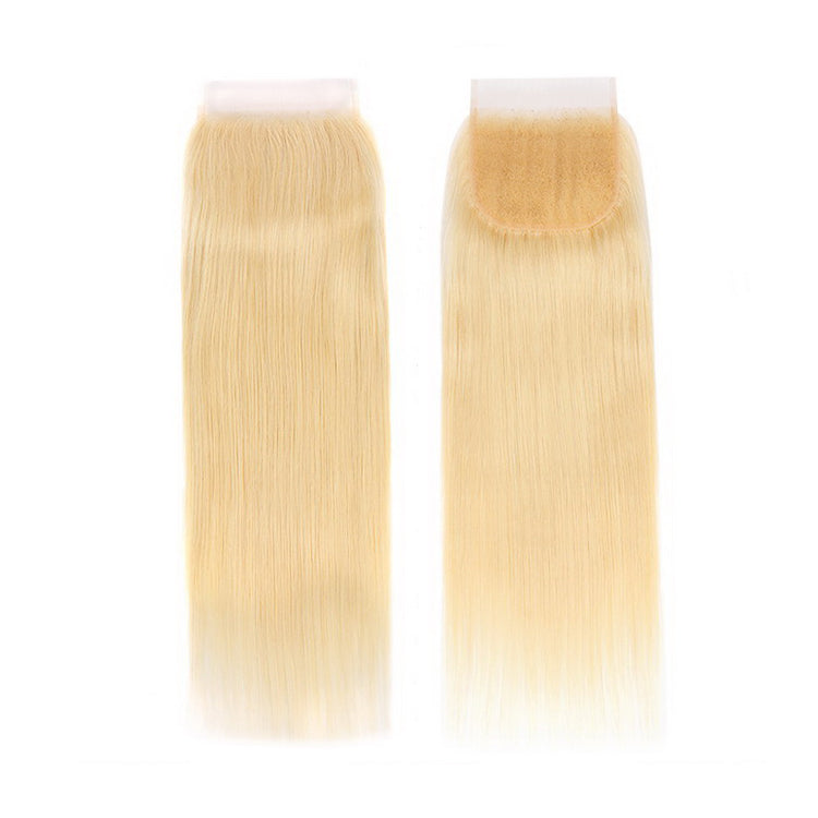 100% Unprocessed 613 Human hair Straight Closure
