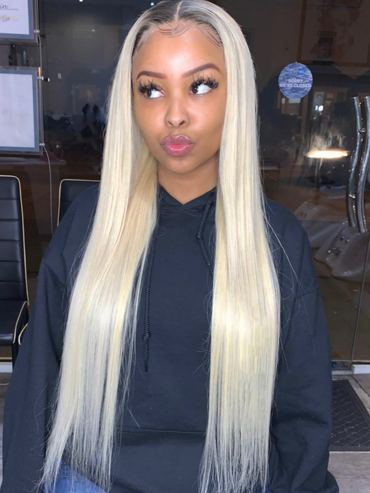 100% Unprocessed 613 Human hair becky Frontal Wig