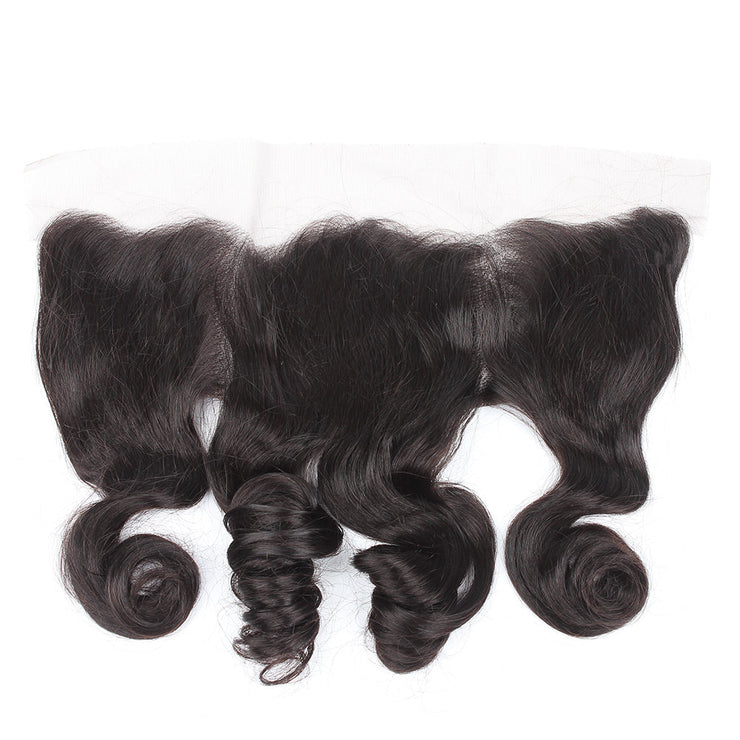 100% Unprocessed Human hair Loose Wave Frontal