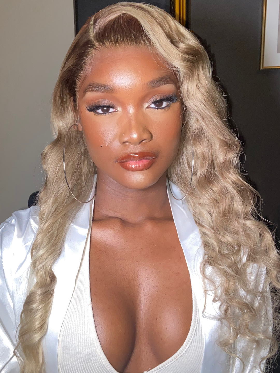 100% Unprocessed 613 Human hair Monroe Frontal Wig