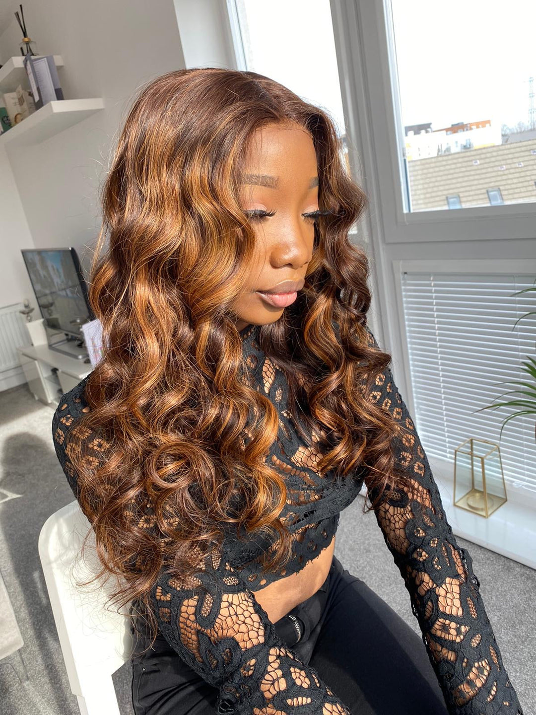 100% Unprocessed Human hair Ceana Frontal Wig