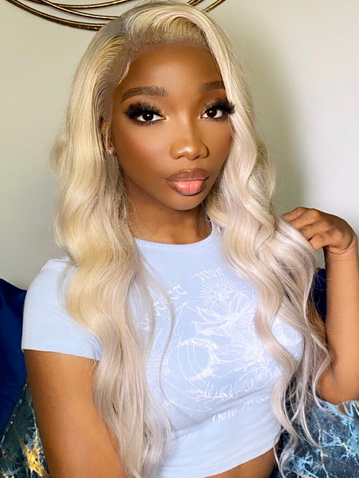 100% Unprocessed 613 Human Hair Elsa Frontal Wig