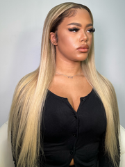 100% Unprocessed 613 Human hair Nina Frontal Wig