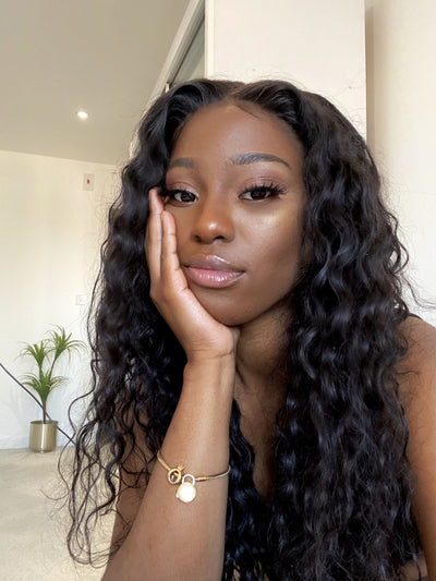 Ready To Ship: Sasha Water Wave Frontal Wig (Customised/Transparent Lace)