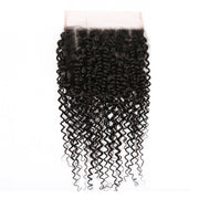 100% Unprocessed Human Hair Kinky Curly Closure