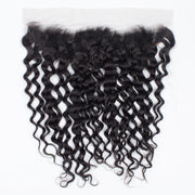 100% Unprocessed Human hair Water Wave Frontal